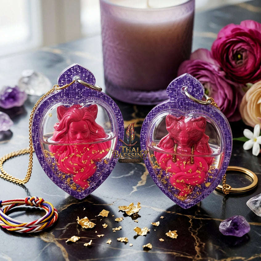 ✨ [The Sovereign of Infinite Allure & Magnetic Influence: The 2026 "Grand-Master" Edition] Sacred "Chingchok Kao Hang (The 9-Tailed Fox Empress of Celestial Seduction)" – Special "Maha Sane Charm-Powder & Sacred-Oil" Thai Blessing Co By RURUECHA