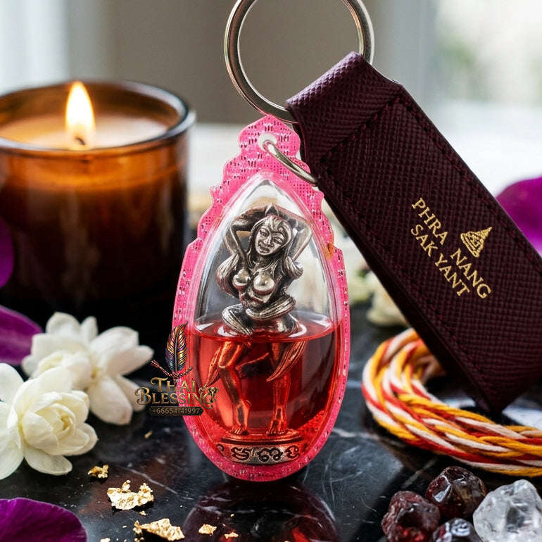 ✨ [The Sovereign of Infinite Allure & Magnetic Influence: The 2026 "Legacy-Elite" Edition] Sacred "Nang Phaya Jing Jok Kao Hang (The 9-Tailed Empress of Celestial Seduction)" – Special "White-Gold Alloy & Thep Ranjuan (Divine Enchantment) Oil"