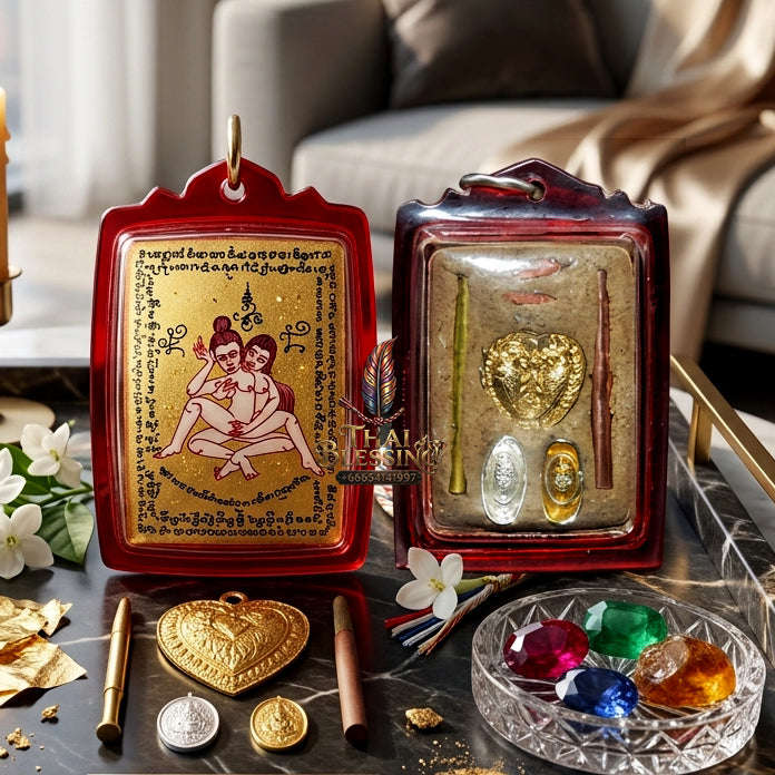 ✨ [The Sovereign of Infinite Allure: Master-Edition Locket] Sacred "Phaya The Krua" (The Lord of Universal Enticement) – Special "Gold-Field" Master-Teacher Edition (Female-to-Female Attraction) Thai Blessing Co By RURUECHA
