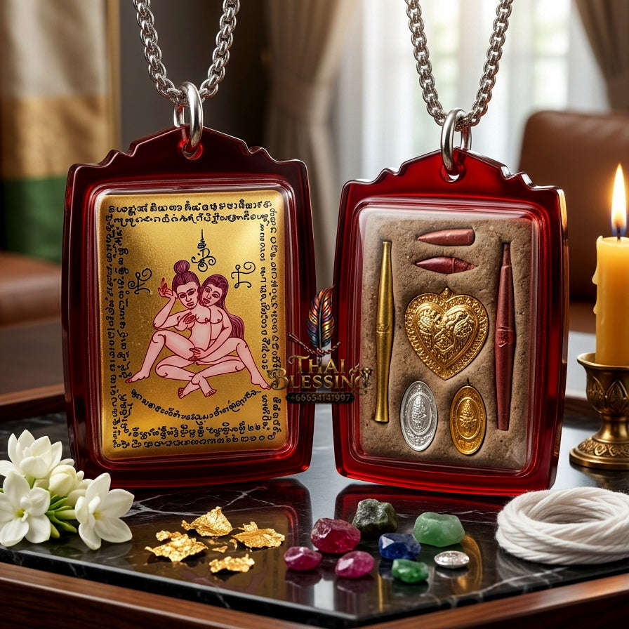 ✨ [The Sovereign of Infinite Allure: Master-Edition Locket] Sacred "Phaya The Krua" (The Lord of Universal Enticement) – Special "Gold-Field" Master-Teacher Edition (Female-to-Female Attraction) Thai Blessing Co By RURUECHA