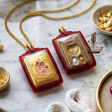 ✨ [The Sovereign of Infinite Allure: Master-Edition Locket] Sacred "Phaya The Krua" (The Lord of Universal Enticement) – Special "Gold-Field" Master-Teacher Edition (Female-to-Female Attraction) Thai Blessing Co By RURUECHA