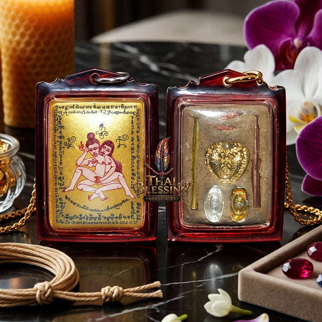 ✨ [The Sovereign of Infinite Allure: Master-Edition Locket] Sacred "Phaya The Krua" (The Lord of Universal Enticement) – Special "Gold-Field" Master-Teacher Edition (Female-to-Female Attraction) Thai Blessing Co By RURUECHA