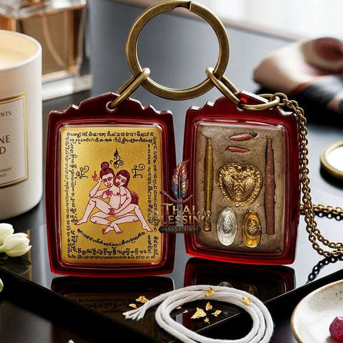✨ [The Sovereign of Infinite Allure: Master-Edition Locket] Sacred "Phaya The Krua" (The Lord of Universal Enticement) – Special "Gold-Field" Master-Teacher Edition (Female-to-Female Attraction) Thai Blessing Co By RURUECHA