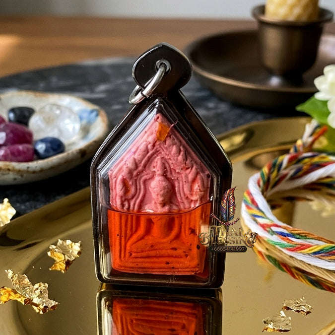 ✨ [The Sovereign of Infinite Allure: The 2016 Master-Edition] Sacred "Khun Paen Phaya The Krua" (The Master of Collective Desire) – Special "Phaya The Krua Powder" Matrix – Encased in "Roi Choo" (Hundred Lovers) Attraction Oil Thai Blessing Co