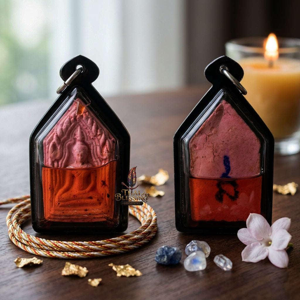 ✨ [The Sovereign of Infinite Allure: The 2016 Master-Edition] Sacred "Khun Paen Phaya The Krua" (The Master of Collective Desire) – Special "Phaya The Krua Powder" Matrix – Encased in "Roi Choo" (Hundred Lovers) Attraction Oil Thai Blessing Co