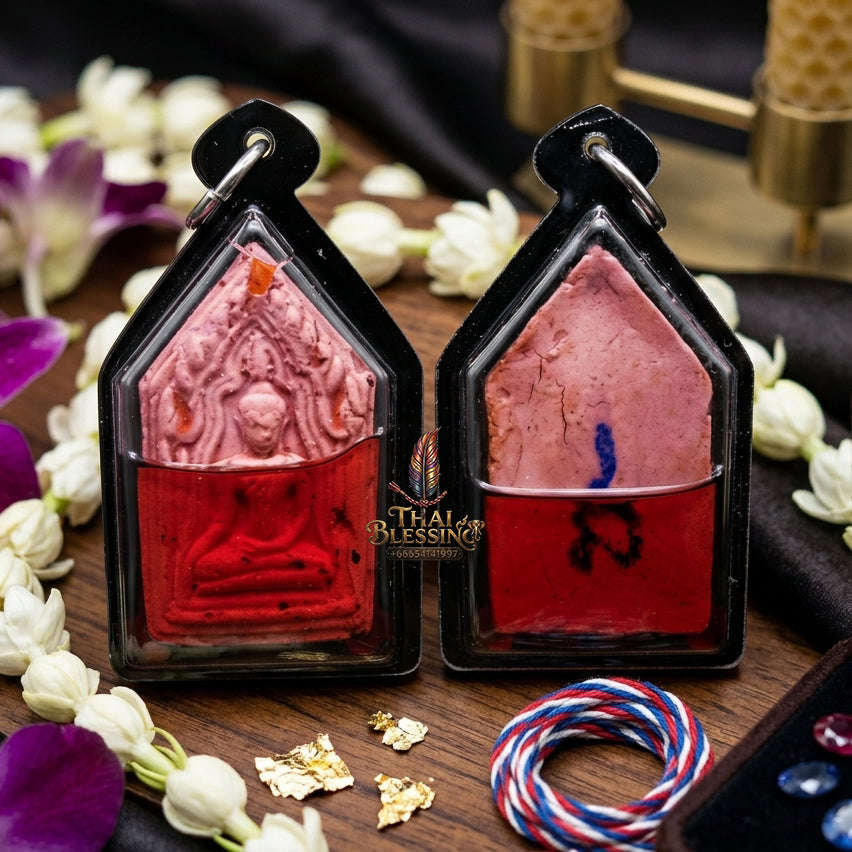 ✨ [The Sovereign of Infinite Allure: The 2016 Master-Edition] Sacred "Khun Paen Phaya The Krua" (The Master of Collective Desire) – Special "Phaya The Krua Powder" Matrix – Encased in "Roi Choo" (Hundred Lovers) Attraction Oil Thai Blessing Co
