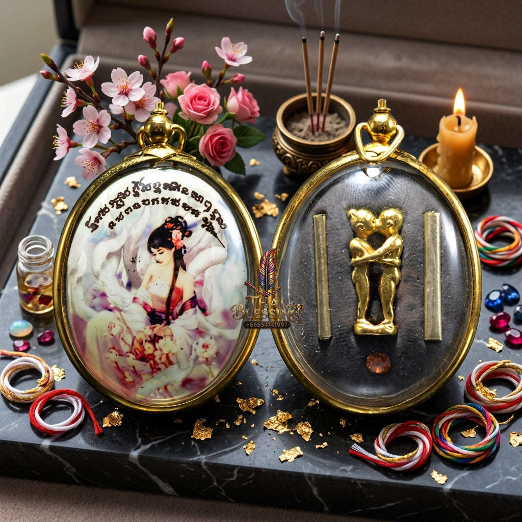 ✨ [The Sovereign of Infinite Allure & The Arch-Enchanter's Frequency: The 2026 "Grand-Master" Sovereign Edition] Sacred "Locket Nang Jing Jok (The Sovereign Fox-Spirit of Unrivaled Magnetism)" – Special "Mystic-Aura & Attraction" Thai Blessing