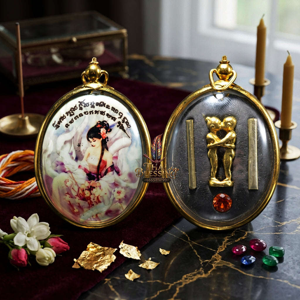 ✨ [The Sovereign of Infinite Allure & The Arch-Enchanter's Frequency: The 2026 "Grand-Master" Sovereign Edition] Sacred "Locket Nang Jing Jok (The Sovereign Fox-Spirit of Unrivaled Magnetism)" – Special "Mystic-Aura & Attraction" Thai Blessing