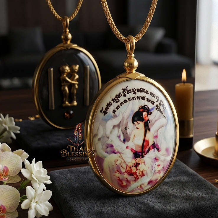✨ [The Sovereign of Infinite Allure & The Arch-Enchanter's Frequency: The 2026 "Grand-Master" Sovereign Edition] Sacred "Locket Nang Jing Jok (The Sovereign Fox-Spirit of Unrivaled Magnetism)" – Special "Mystic-Aura & Attraction" Thai Blessing