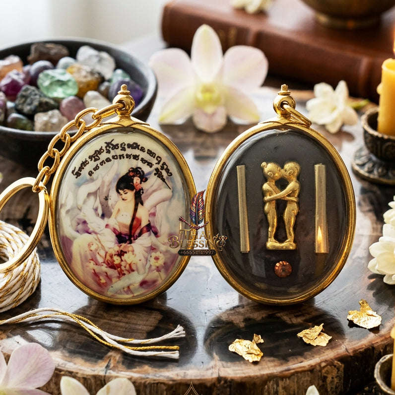 ✨ [The Sovereign of Infinite Allure & The Arch-Enchanter's Frequency: The 2026 "Grand-Master" Sovereign Edition] Sacred "Locket Nang Jing Jok (The Sovereign Fox-Spirit of Unrivaled Magnetism)" – Special "Mystic-Aura & Attraction" Thai Blessing