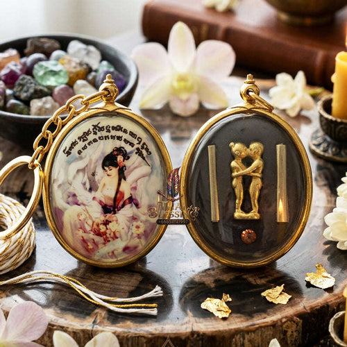 ✨ [The Sovereign of Infinite Allure & The Arch-Enchanter's Frequency: The 2026 "Grand-Master" Sovereign Edition] Sacred "Locket Nang Jing Jok (The Sovereign Fox-Spirit of Unrivaled Magnetism)" – Special "Mystic-Aura & Attraction" Thai Blessing