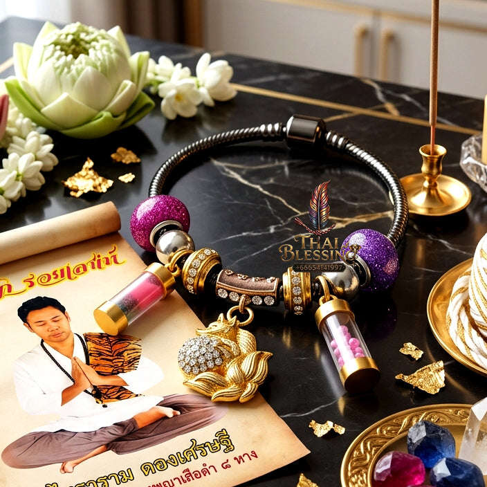 ✨ [The Sovereign of Infinite Allure: The Master-Edition] Sacred "Soi Mongkhon Chingchok 9 Hang" (The 9-Tailed Fox Sovereign Necklace) Thai Blessing Co By RURUECHA