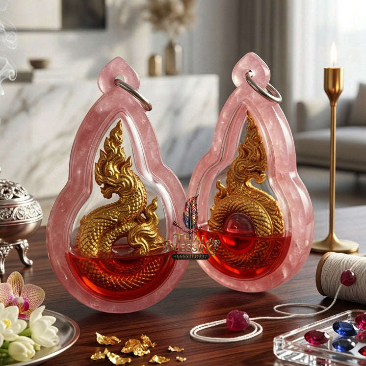 ✨ [The Sovereign of Infinite Aquatic Wealth & Serpent-Fortune: The 2026 "Grand-Master" Edition] Sacred "Phayanak Chao Sap (The Sovereign Naga-Lord of Infinite Treasure)" – Special "Sacred Brass & Kai Daeng Oil" Thai Blessing Co By RURUECHA