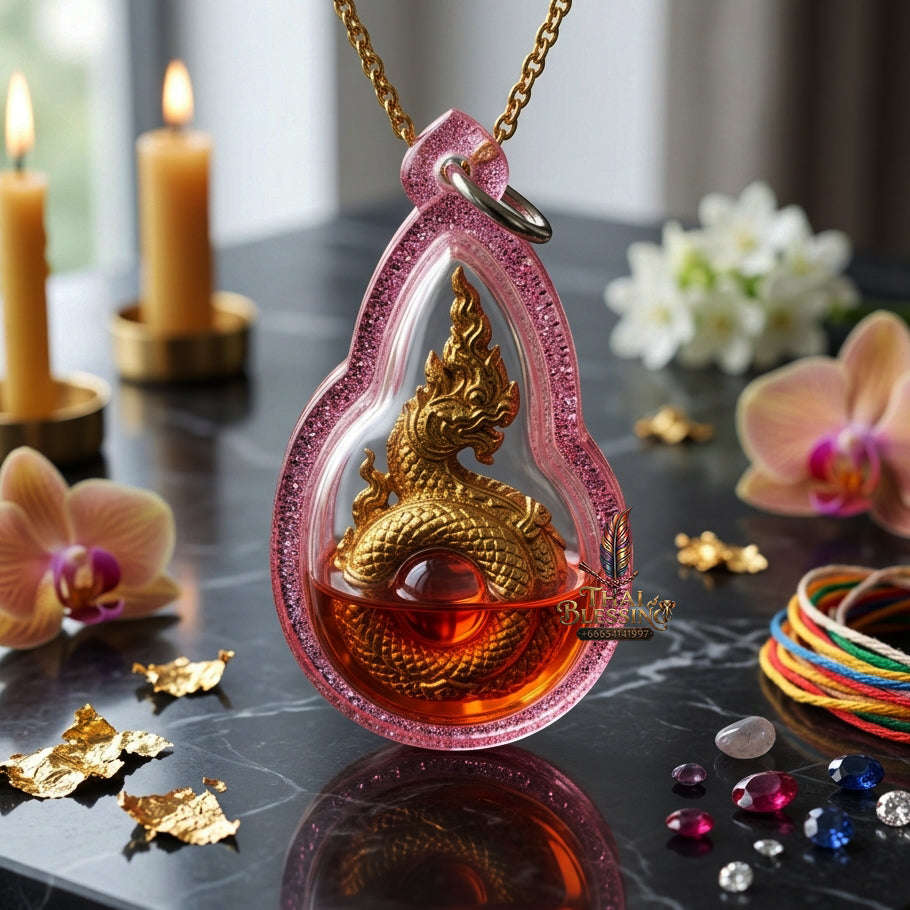 ✨ [The Sovereign of Infinite Aquatic Wealth & Serpent-Fortune: The 2026 "Grand-Master" Edition] Sacred "Phayanak Chao Sap (The Sovereign Naga-Lord of Infinite Treasure)" – Special "Sacred Brass & Kai Daeng Oil" Thai Blessing Co By RURUECHA