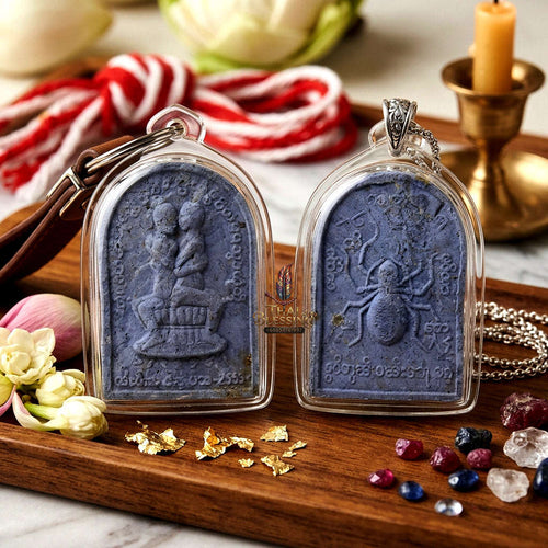 ✨ [The Sovereign of Infinite Attachment: The 2011 Master-Archive Edition] Sacred "Inn Khu Rak Luem Ngai" (The Couple of Eternal Oblivion) – Specialized Relic for Same-Sex Masculine Magnetism Thai Blessing Co By RURUECHA