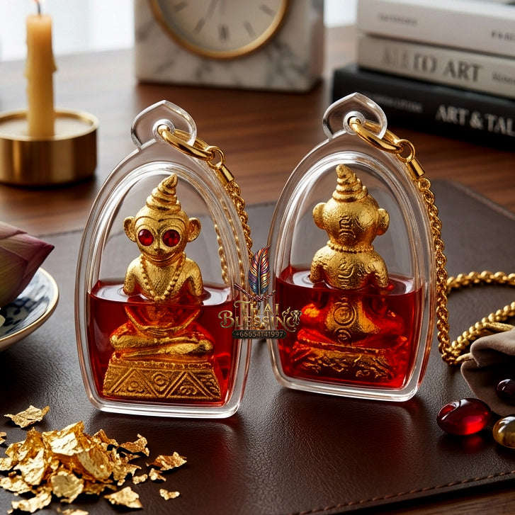 ✨ [The Sovereign of Infinite Attraction & Command: The 2022 "Master-Occult" Edition] Sacred "Phaya Ngang Jao Sanaeh Phitsawat" (The Sovereign of Passionate Desire) – Special "Brass-Matrix & Red-Moon-Herb (Sanaeh Jan Daeng) Oil" Thai Blessing Co