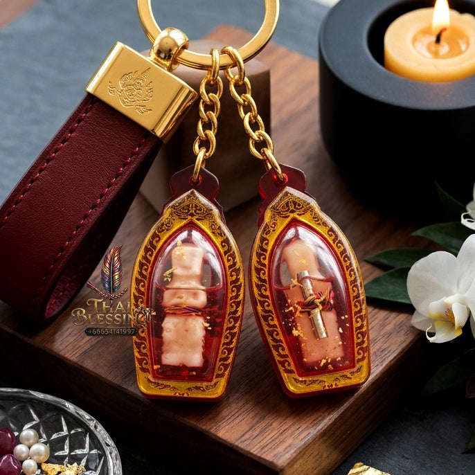 ✨ [The Sovereign of Infinite Attraction & Command: The 2025 "Sacred Bone" Master-Edition] Sacred "Kuman Thong (Bone of the Lightning-Struck)" – Special "Ritual Oil & Bone-Matrix" Immersion – Consecrated by Khru Ba Waeo, Wat Tha O (2025/2568)