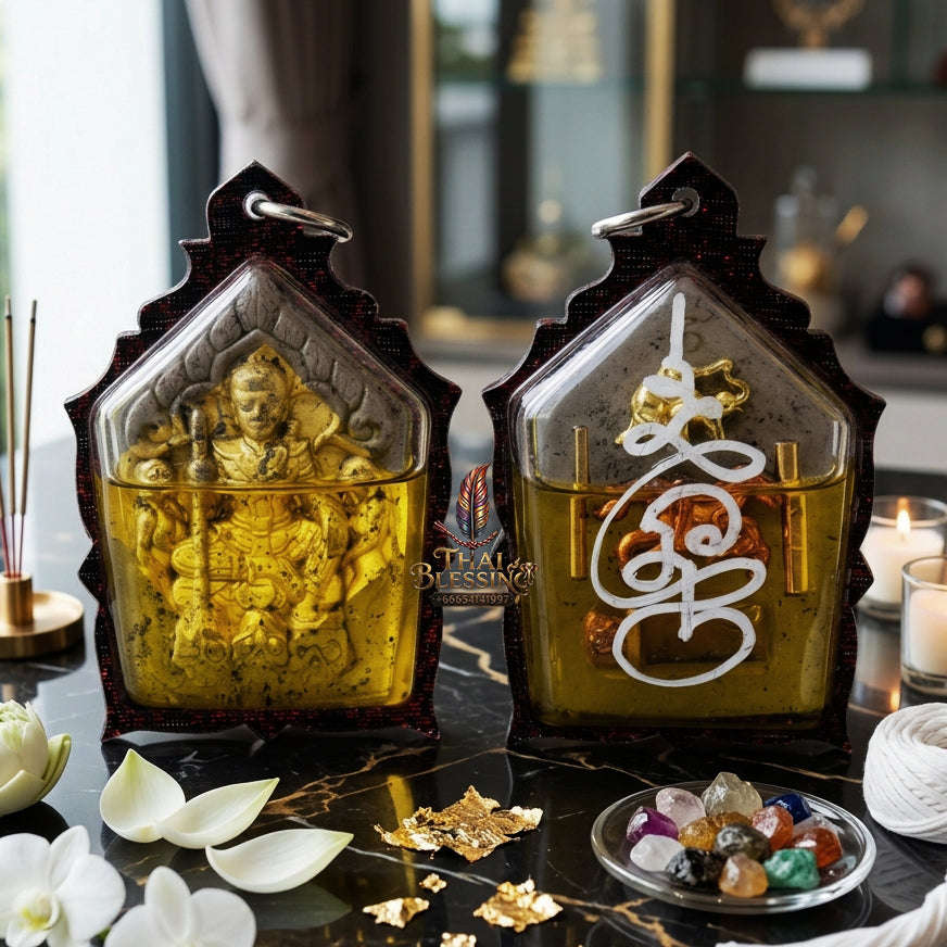 ✨ [The Sovereign of Infinite Attraction & Command: The 2026 "Grand-Master" Edition] Sacred "Khun Phaen Ton Rak Saen Sane (The Sovereign Lover of 100,000 Charms)" – Special "Phrai Kuman Powder & NMP Charm Oil" Thai Blessing Co By RURUECHA
