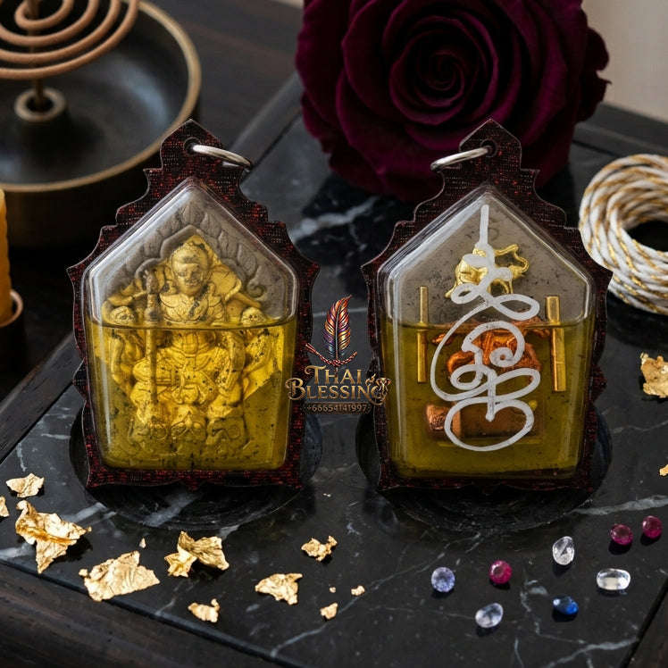 ✨ [The Sovereign of Infinite Attraction & Command: The 2026 "Grand-Master" Edition] Sacred "Khun Phaen Ton Rak Saen Sane (The Sovereign Lover of 100,000 Charms)" – Special "Phrai Kuman Powder & NMP Charm Oil" Thai Blessing Co By RURUECHA