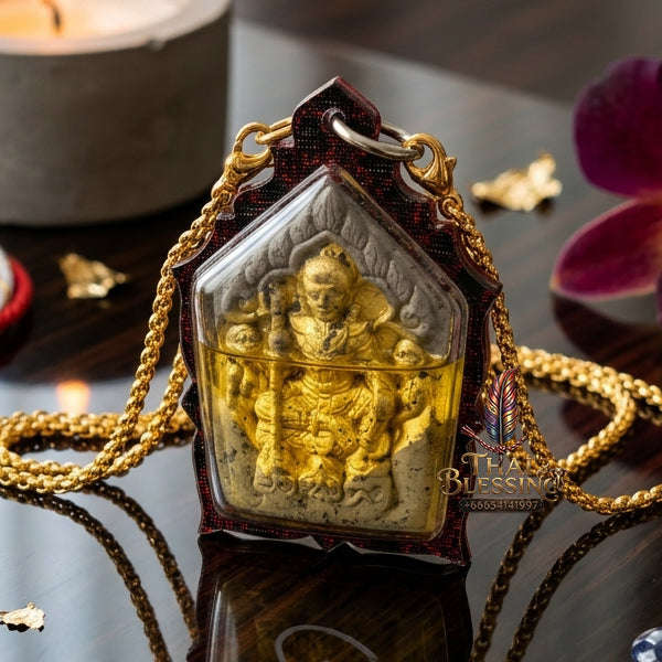 ✨ [The Sovereign of Infinite Attraction & Command: The 2026 "Grand-Master" Edition] Sacred "Khun Phaen Ton Rak Saen Sane (The Sovereign Lover of 100,000 Charms)" – Special "Phrai Kuman Powder & NMP Charm Oil" Thai Blessing Co By RURUECHA
