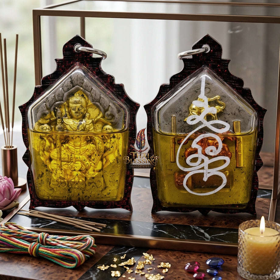 ✨ [The Sovereign of Infinite Attraction & Command: The 2026 "Grand-Master" Edition] Sacred "Khun Phaen Ton Rak Saen Sane (The Sovereign Lover of 100,000 Charms)" – Special "Phrai Kuman Powder & NMP Charm Oil" Thai Blessing Co By RURUECHA