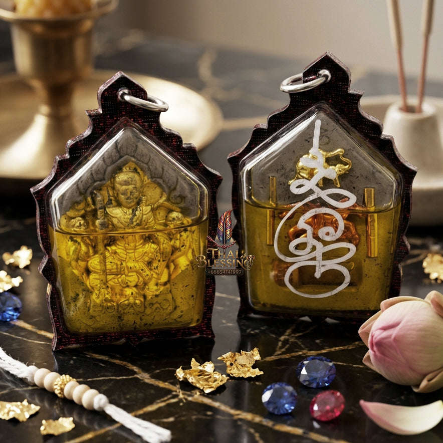 ✨ [The Sovereign of Infinite Attraction & Command: The 2026 "Grand-Master" Edition] Sacred "Khun Phaen Ton Rak Saen Sane (The Sovereign Lover of 100,000 Charms)" – Special "Phrai Kuman Powder & NMP Charm Oil" Thai Blessing Co By RURUECHA