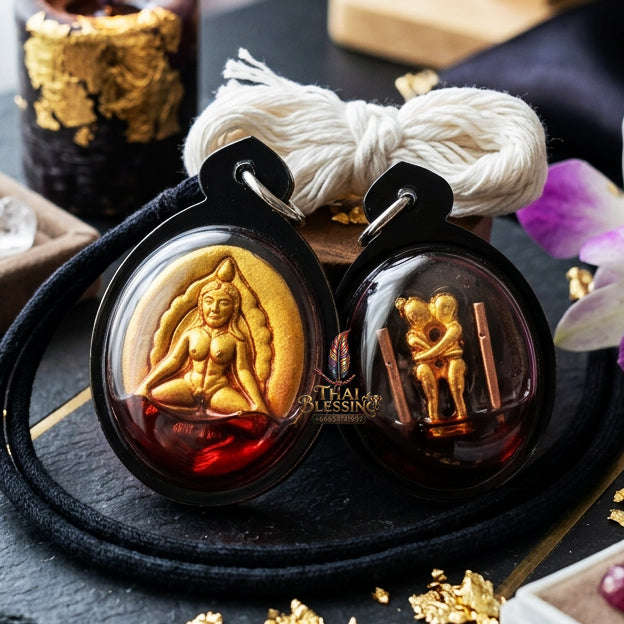✨ [The Sovereign of Infinite Attraction & Primordial Power The 2024 Master-Edition] Sacred Mae Per Maha Sanaeh (The Divine Mother of Absolute Attraction) – Special Sacred-Herb Powder & Wan Kai Dang (Red Chicken Herb) Thai Blessing Co By RURUECHA