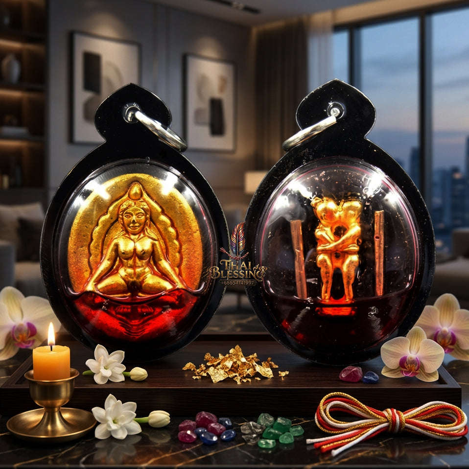 ✨ [The Sovereign of Infinite Attraction & Primordial Power The 2024 Master-Edition] Sacred Mae Per Maha Sanaeh (The Divine Mother of Absolute Attraction) – Special Sacred-Herb Powder & Wan Kai Dang (Red Chicken Herb) Thai Blessing Co By RURUECHA