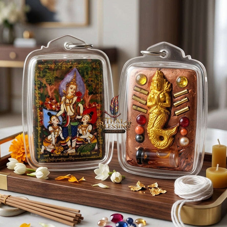 ✨ [The Sovereign of Infinite Attraction & Professional Mastery: The 2026 "Grand-Master" Edition] Sacred "Locket Phet Phaya Thon (The Sovereign of Celestial Charm)" – Special "Aura-Amplification" Thai Blessing Co By RURUECHA