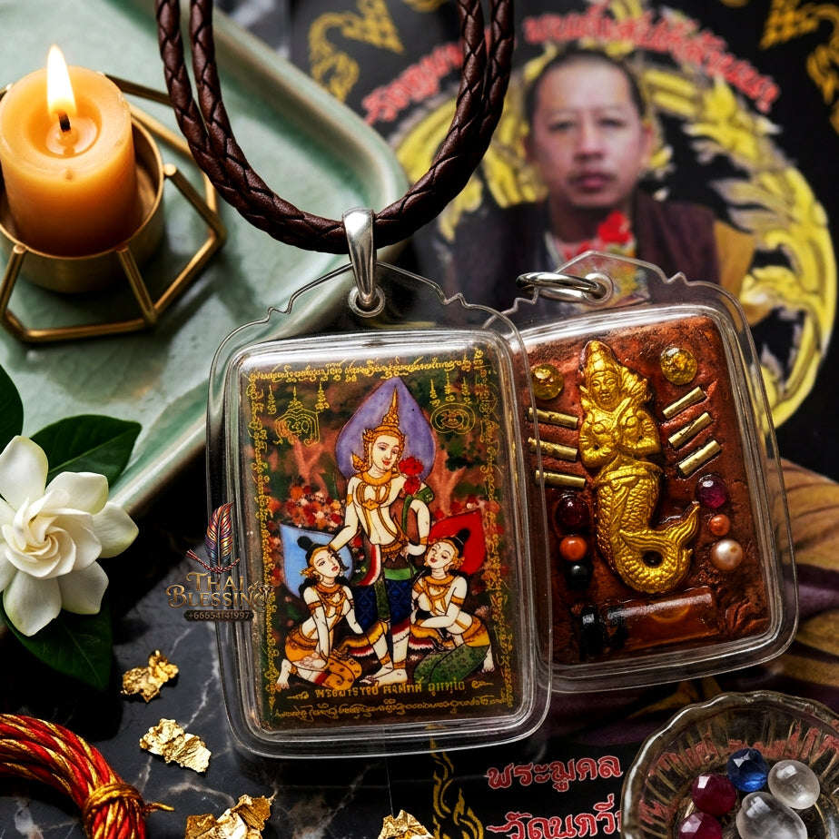 ✨ [The Sovereign of Infinite Attraction & Professional Mastery: The 2026 "Grand-Master" Edition] Sacred "Locket Phet Phaya Thon (The Sovereign of Celestial Charm)" – Special "Aura-Amplification" Thai Blessing Co By RURUECHA