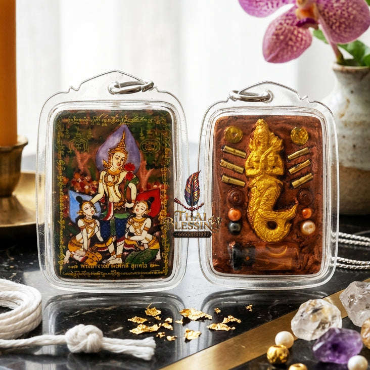 ✨ [The Sovereign of Infinite Attraction & Professional Mastery: The 2026 "Grand-Master" Edition] Sacred "Locket Phet Phaya Thon (The Sovereign of Celestial Charm)" – Special "Aura-Amplification" Thai Blessing Co By RURUECHA