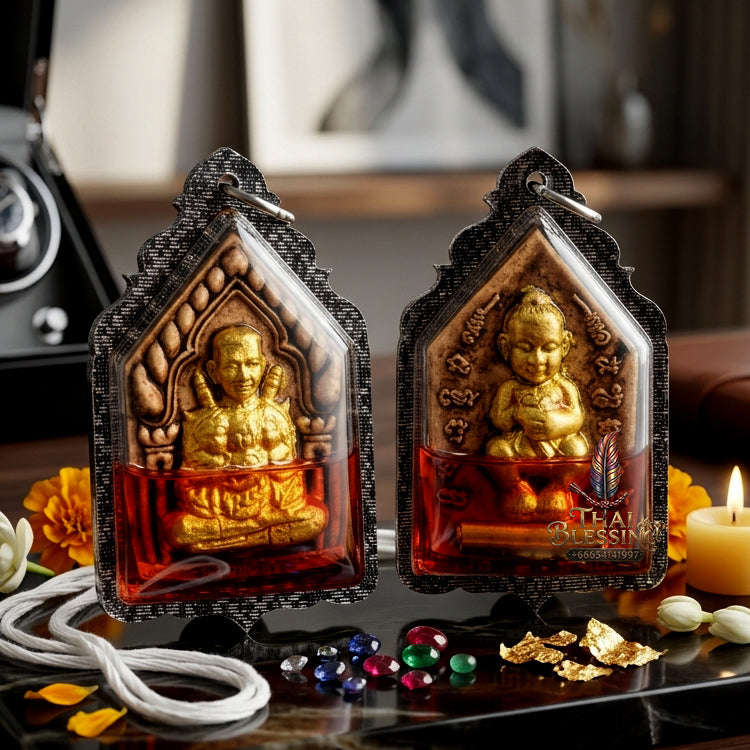 ✨ [The Sovereign of Infinite Attraction: The 2018 "Legendary Allure" Master-Edition] Sacred "Phra Khun Paen Nang Lom" (The Lord of Enchantment & The Circle of Desire) – Special "108-Herb Powder & Wan Kai Dang Thai Blessing Co By RURUECHA