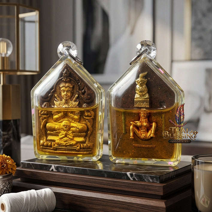 ✨ [The Sovereign of Infinite Attraction: The 2024 "Master-Edition" of the Triple-Auspicious Rites] Sacred "Khun Paen Sanaeh Ngoh Phrai" (The Lord of Enchantment & Spirit-Magnetic) – Special "Gold-Leafed Sacred Herb & Ossuary-Oil" Thai Blessing