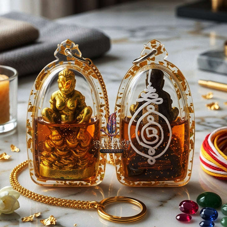 ✨ [The Sovereign of Infinite Attraction: The 2026 Master-Edition] Sacred "Mae Per - Lanna Saneh Mantra" (The Ancestress of Divine Allure) – Special "Occult Herb Powder" Matrix – Encased in "Ya Faed" Thai Blessing Co By RURUECHA