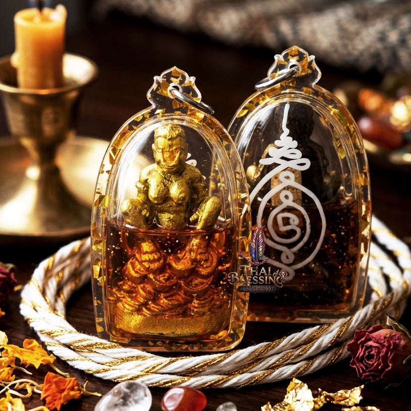 ✨ [The Sovereign of Infinite Attraction: The 2026 Master-Edition] Sacred "Mae Per - Lanna Saneh Mantra" (The Ancestress of Divine Allure) – Special "Occult Herb Powder" Matrix – Encased in "Ya Faed" Thai Blessing Co By RURUECHA