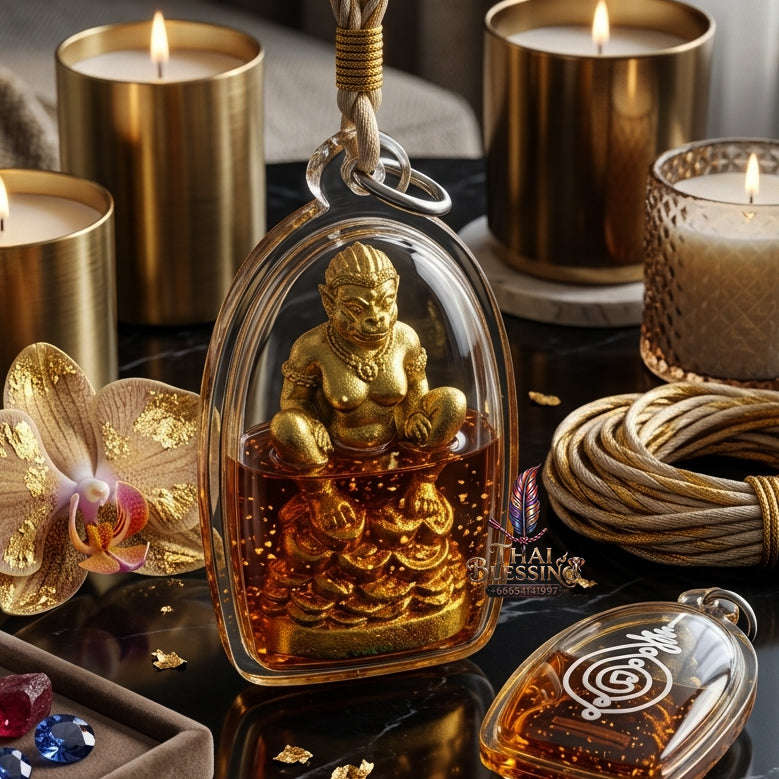✨ [The Sovereign of Infinite Attraction: The 2026 Master-Edition] Sacred "Mae Per - Lanna Saneh Mantra" (The Ancestress of Divine Allure) – Special "Occult Herb Powder" Matrix – Encased in "Ya Faed" Thai Blessing Co By RURUECHA