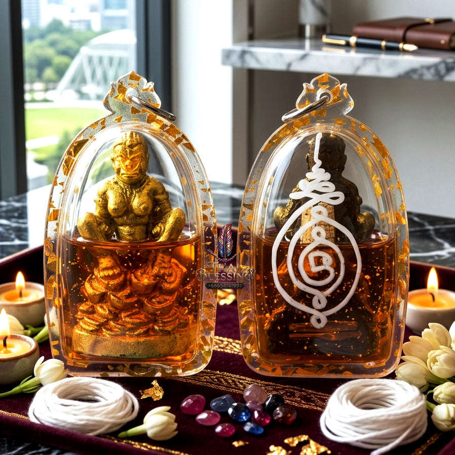 ✨ [The Sovereign of Infinite Attraction: The 2026 Master-Edition] Sacred "Mae Per - Lanna Saneh Mantra" (The Ancestress of Divine Allure) – Special "Occult Herb Powder" Matrix – Encased in "Ya Faed" Thai Blessing Co By RURUECHA