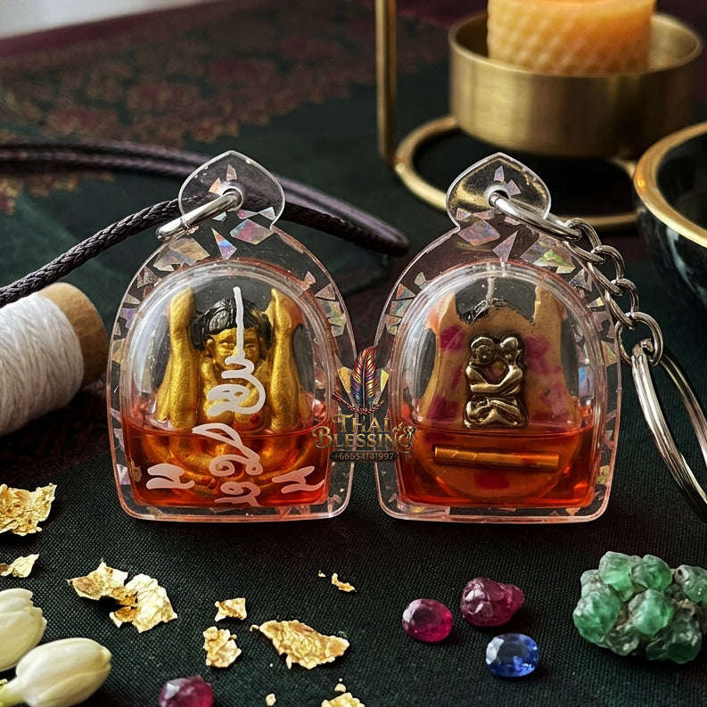 ✨ [The Sovereign of Infinite Attraction: The 2026 Master-Edition] Sacred "Mae Per - Maha Saneh" (The Ancestress of Divine Allure) – Special "Occult Herb Powder" Matrix – Encased in "Nang Plee" (The Ancestral Muse) Attraction Oil Thai Blessing