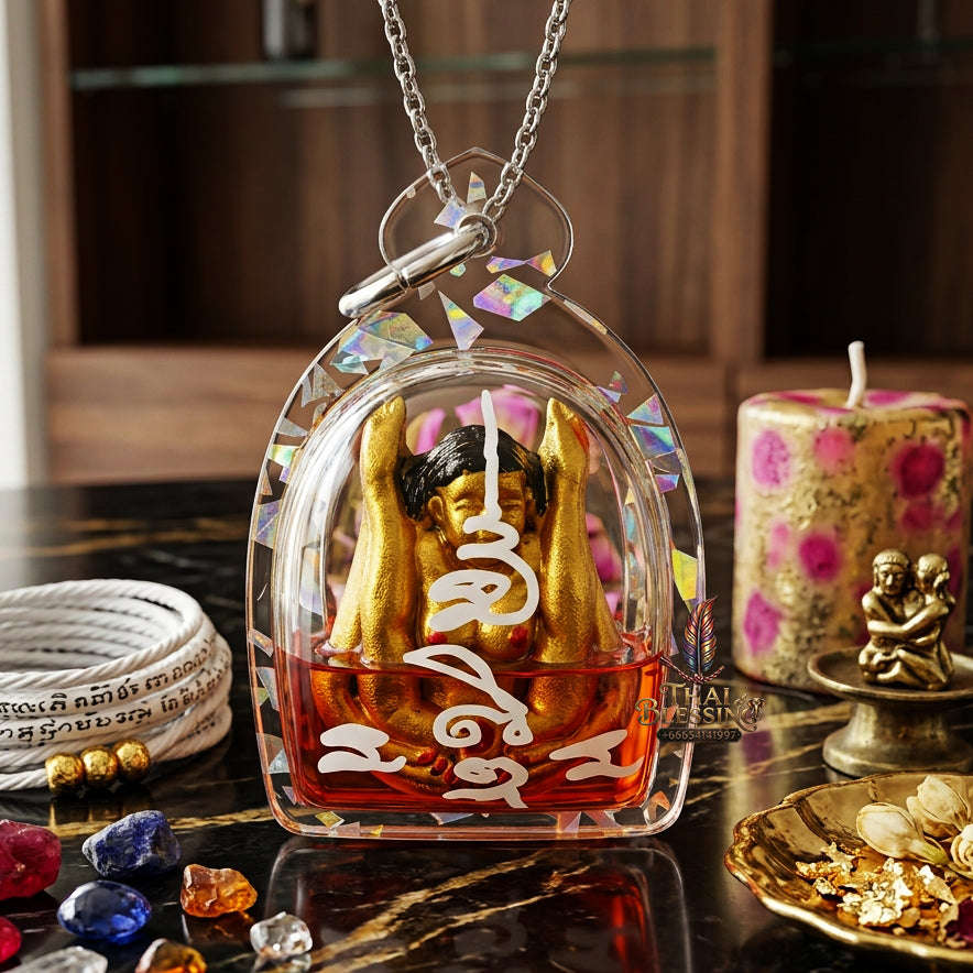 ✨ [The Sovereign of Infinite Attraction: The 2026 Master-Edition] Sacred "Mae Per - Maha Saneh" (The Ancestress of Divine Allure) – Special "Occult Herb Powder" Matrix – Encased in "Nang Plee" (The Ancestral Muse) Attraction Oil Thai Blessing