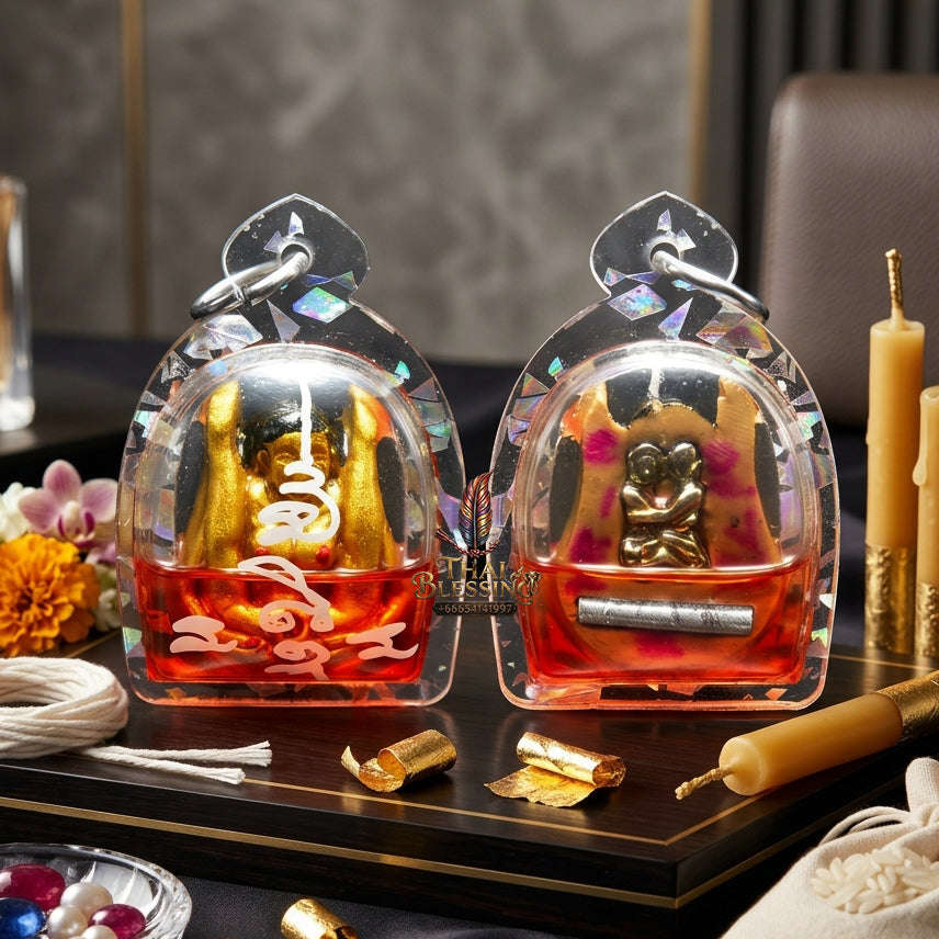 ✨ [The Sovereign of Infinite Attraction: The 2026 Master-Edition] Sacred "Mae Per - Maha Saneh" (The Ancestress of Divine Allure) – Special "Occult Herb Powder" Matrix – Encased in "Nang Plee" (The Ancestral Muse) Attraction Oil Thai Blessing
