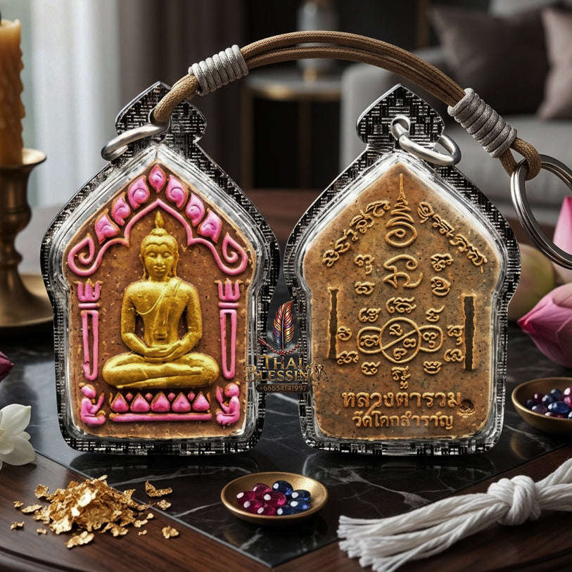 ✨ [The Sovereign of Infinite Aura-Radiance & Commercial Magnetism: The 2026 "Grand-Master" Edition] Sacred "Phra Khun Phaen Na Na Thong (The Sovereign Sovereign of Radiant Prosperity)" – Special "Ancient Takian-Wood & Dual-Silver Takrut" Thai