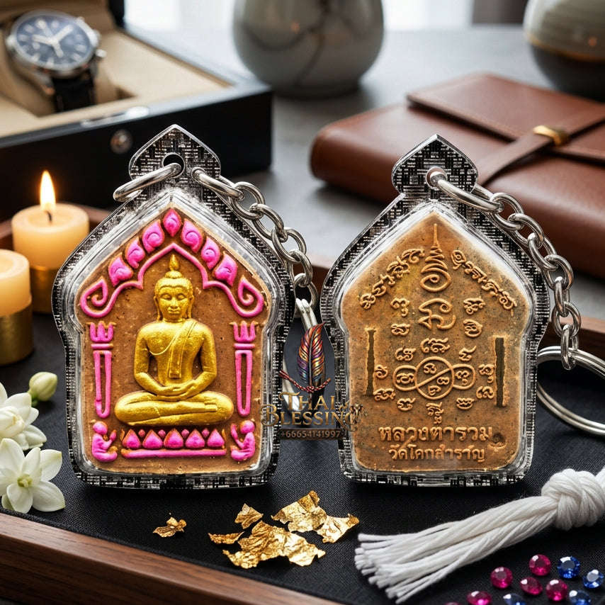 ✨ [The Sovereign of Infinite Aura-Radiance & Commercial Magnetism: The 2026 "Grand-Master" Edition] Sacred "Phra Khun Phaen Na Na Thong (The Sovereign Sovereign of Radiant Prosperity)" – Special "Ancient Takian-Wood & Dual-Silver Takrut" Thai