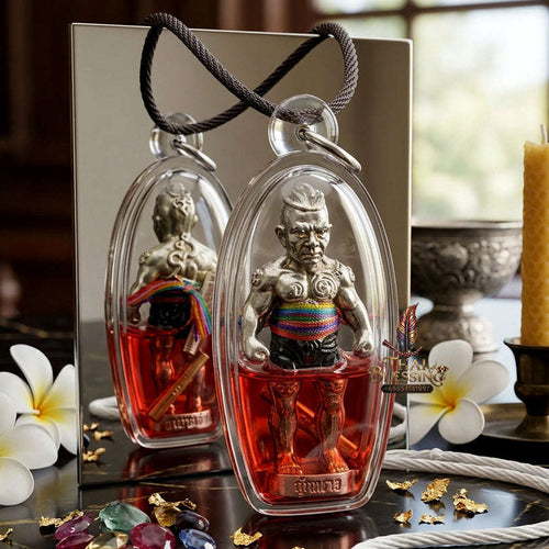 ✨ [The Sovereign of Infinite Authority: The 2026 Master-Edition] Sacred "Phayon Maha Amnat" (The Guardian-Effigy of Supreme Command) – Special "White-Bronze Matrix & Blessed Herb-Oil" Immersion – Embedded with "Phokhasap" (Wealth-Treasury)