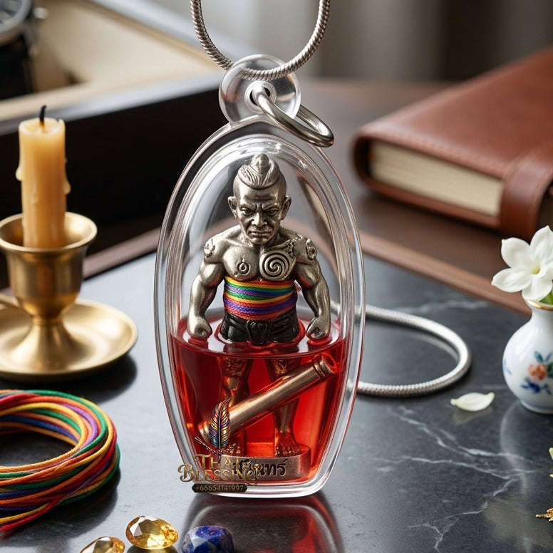 ✨ [The Sovereign of Infinite Authority: The 2026 Master-Edition] Sacred "Phayon Maha Amnat" (The Guardian-Effigy of Supreme Command) – Special "White-Bronze Matrix & Blessed Herb-Oil" Immersion – Embedded with "Phokhasap" (Wealth-Treasury)
