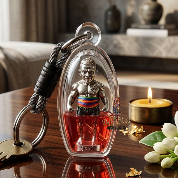 ✨ [The Sovereign of Infinite Authority: The 2026 Master-Edition] Sacred "Phayon Maha Amnat" (The Guardian-Effigy of Supreme Command) – Special "White-Bronze Matrix & Blessed Herb-Oil" Immersion – Embedded with "Phokhasap" (Wealth-Treasury)