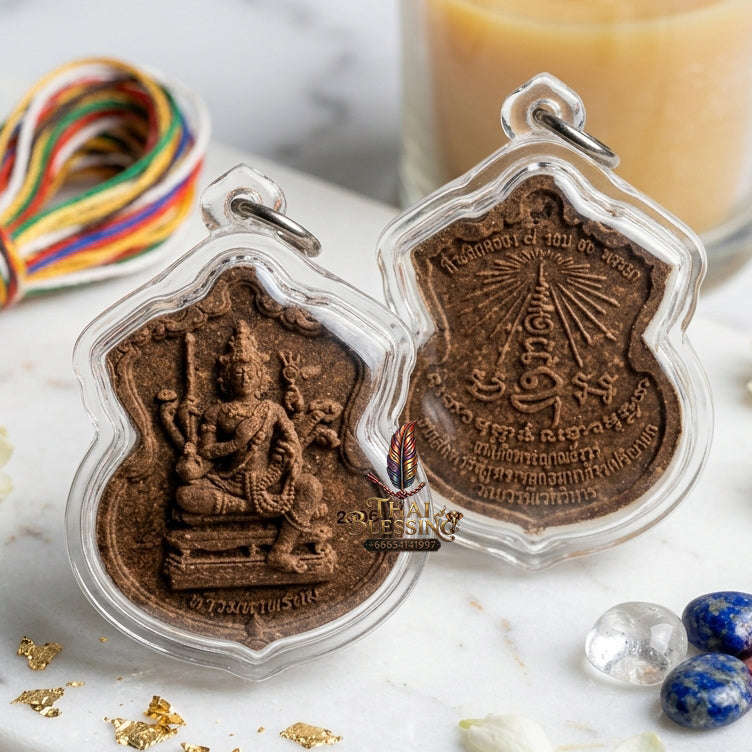✨ [The Sovereign of Infinite Blessings: The 2010 Commemorative Edition] Sacred "Phra Phrom Bawon" (Brahma of the Supreme Sanctum) – Special "Auspicious Wood Powder" Matrix Thai Blessing Co By RURUECHA