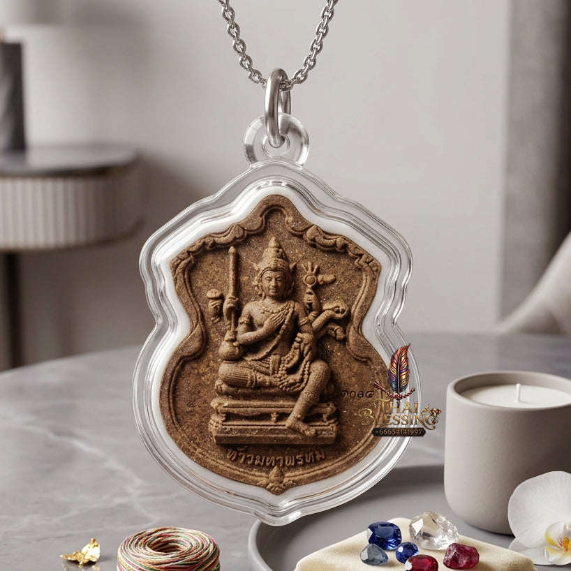 ✨ [The Sovereign of Infinite Blessings: The 2010 Commemorative Edition] Sacred "Phra Phrom Bawon" (Brahma of the Supreme Sanctum) – Special "Auspicious Wood Powder" Matrix Thai Blessing Co By RURUECHA
