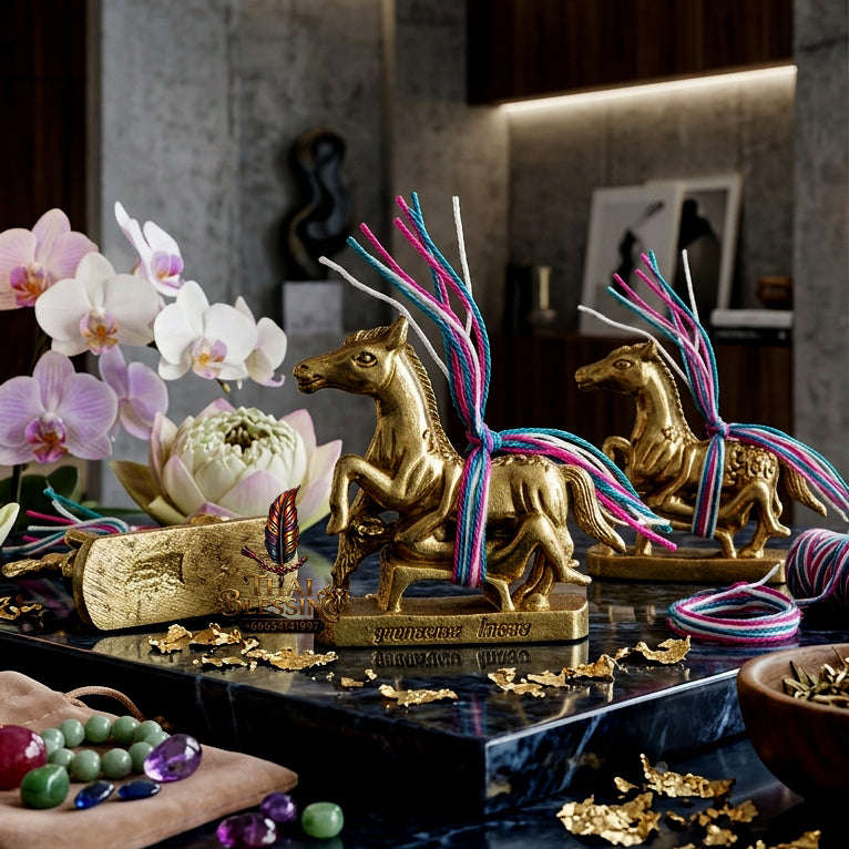 ✨ [The Sovereign of Infinite Charm & Romantic Mastery] Sacred "Ma Sep Nang" (The Horse-Maiden Union) – Masterpiece Edition in Thong Thip (Sacred Brass Alloy) – Master-Blessed by Ajarn La Phairawa (2023) Thai Blessing Co By RURUECHA