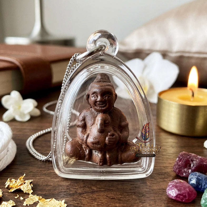 ✨ [The Sovereign of Infinite Commercial Abundance & Prosperity-Growth: The 2026 "Grand-Master" Edition] Sacred "Kumarn Thong Jam-Mam (The Sovereign Patron of Childhood Prosperity)" – Special "Silver-Tantra & Sacred-Mineral" Thai Blessing Co By