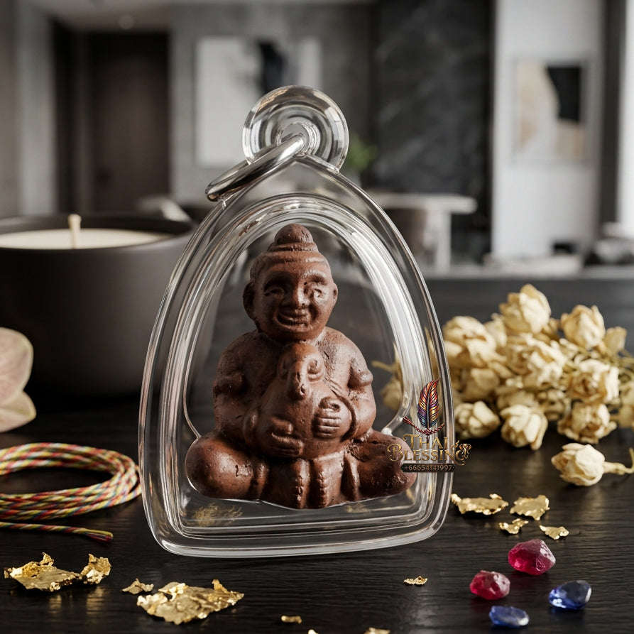✨ [The Sovereign of Infinite Commercial Abundance & Prosperity-Growth: The 2026 "Grand-Master" Edition] Sacred "Kumarn Thong Jam-Mam (The Sovereign Patron of Childhood Prosperity)" – Special "Silver-Tantra & Sacred-Mineral" Thai Blessing Co By